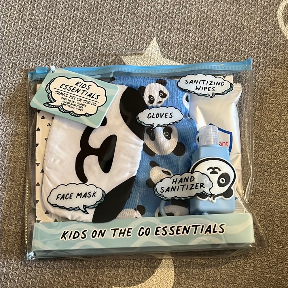 Kids On The Go Essentials Set with Panda Design